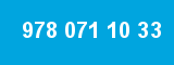 978 071 10 33 978 071 10 33